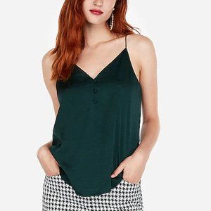 EXPRESS • Button Front V-Neck Downtown Cami - XS